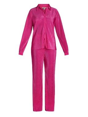 Nine Eight Women’s Plisse Pleat Pants Set